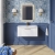 Nuie Deco Wall Hung 1-Drawer Vanity Unit with Basin-4 800mm Wide - Satin White | Thumbnail Image