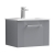 Nuie Deco Wall Hung 1-Drawer Vanity Unit with Basin-2 500mm Wide - Satin Grey