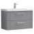 Nuie Fluted Satin Grey Bathroom Suite