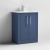 Nuie Deco Floor Standing 2-Door Vanity Unit with Basin-4 600mm Wide - Satin Blue