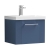 Nuie Deco Wall Hung 1-Drawer Vanity Unit with Basin-1 500mm Wide - Satin Blue
