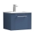 Nuie Deco Wall Hung 1-Drawer Vanity Unit with Basin-2 500mm Wide - Satin Blue