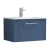 Nuie Deco Wall Hung 1-Drawer Vanity Unit with Basin-2 600mm Wide - Satin Blue