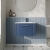 Nuie Deco Wall Hung 1-Drawer Vanity Unit with Basin-2 600mm Wide - Satin Blue