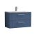 Nuie Deco Wall Hung 2-Drawer Vanity Unit with Basin-4 800mm Wide - Satin Blue