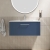 Nuie Deco Wall Hung 1-Drawer Vanity Unit with Basin-2 800mm Wide - Satin Blue | Thumbnail Image