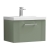 Nuie Deco Wall Hung 1-Drawer Vanity Unit with Basin-1 600mm Wide - Satin Green