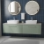 Deco Twin 1200mm 2-Drawer Wall Hung Vanity Unit with Countertop