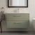 Nuie Deco Wall Hung 2-Drawer Vanity Unit with Basin-2 800mm Wide - Satin Green