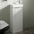 Deco Compact 400mm 1-Door Floor Standing Vanity Unit