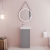 Nuie Deco Compact Floor Standing 1-Door Vanity Unit with Basin 400mm Wide - Satin Grey | Thumbnail Image