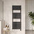 Nuie Flat Panel Electric Towel Rail 1213mm H x 500mm W - Anthracite | Thumbnail Image