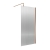 Nuie Fluted Wet Room Screen 1850mm High x 1000mm Wide with Support Bar 8mm Glass - Brushed Bronze | Thumbnail Image