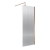 Nuie Fluted Brushed Bronze 1850mm Wet Room Glass Shower Screen | Thumbnail Image