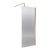 Nuie Fluted Wet Room Screen 1850mm High x 900mm Wide with Support Bar 8mm Glass - Brushed Bronze | Thumbnail Image