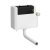 Nuie Front and Top Access Concealed Toilet Cistern Dual Flush with Bottom Inlet