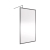Nuie Full Outer Framed Wetroom Screen 1100mm W x 1850mm H with Support Bar 8mm Glass - Brushed Pewter | Thumbnail Image