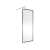 Nuie Full Outer Framed Wetroom Screen 760mm W x 1850mm H with Support Bar 8mm Glass - Brushed Pewter | Thumbnail Image