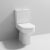 Nuie Harmony Close Coupled Pan Push Button Cistern - Excluding Seat