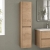 Havana 350mm Wall Hung 2-Door Tall Storage Unit | Thumbnail Image