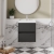 Havana Wall Hung 2-Drawer Vanity Unit with Basin 3 500mm Wide - Graphite Grey | Thumbnail Image