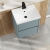 Havana Wall Hung 2-Drawer Vanity Unit with Basin 3 500mm Wide - Coastal Grey | Thumbnail Image