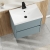 Havana Wall Hung 2-Drawer Vanity Unit with Basin 3 600mm Wide - Coastal Grey