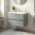 Havana Wall Hung 2-Drawer Vanity Unit with Basin 1 800mm Wide - Coastal Grey