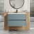 Havana Wall Hung 2-Drawer Vanity Unit with Basin 1 800mm Wide - Coastal Grey | Thumbnail Image