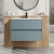 Havana Wall Hung 2-Drawer Vanity Unit with Basin 2 800mm Wide - Coastal Grey | Thumbnail Image