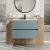 Havana Wall Hung 2-Drawer Vanity Unit with Basin 2 800mm Wide - Coastal Grey | Thumbnail Image