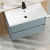 Havana Wall Hung 2-Drawer Vanity Unit with Basin 3 800mm Wide - Coastal Grey | Thumbnail Image