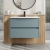 Havana Wall Hung 2-Drawer Vanity Unit with Basin 4 800mm Wide - Coastal Grey | Thumbnail Image