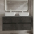 Havana Wall Hung 4-Drawer Vanity Unit with Bellato Grey Worktop 1200mm Wide - Metallic Slate | Thumbnail Image