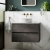 Havana 800mm 2-Drawer Wall Hung Vanity Unit with Countertop