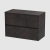 Havana 800mm 2-Drawer Wall Hung Vanity Unit with Countertop