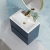 Havana Wall Hung 2-Drawer Vanity Unit with Basin 1 600mm Wide - Midnight Blue | Thumbnail Image