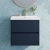 Havana Wall Hung 2-Drawer Vanity Unit with Basin 3 600mm Wide - Midnight Blue | Thumbnail Image