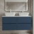 Havana Wall Hung 4-Drawer Vanity Unit with Sparkling White Worktop 1200mm Wide - Midnight Blue | Thumbnail Image