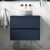 Havana Wall Hung 2-Drawer Vanity Unit with Worktop 600mm Wide - Midnight Blue | Thumbnail Image