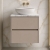 Havana 600mm 2-Drawer Wall Hung Vanity Unit with Countertop | Thumbnail Image