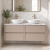 Havana Twin 1200mm 4-Drawer Wall Hung Vanity Unit with Countertop | Thumbnail Image