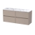 Havana Twin 1200mm 4-Drawer Wall Hung Vanity Unit with Countertop | Thumbnail Image