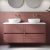 Havana Twin 1200mm 4-Drawer Wall Hung Vanity Unit with Countertop | Thumbnail Image