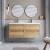 Havana Wall Hung 4-Drawer Vanity Unit with Double Polymarble Basin 1200mm Wide - Autumn Oak | Thumbnail Image