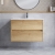 Havana Wall Hung 2-Drawer Vanity Unit with Basin 2 800mm Wide - Autumn Oak | Thumbnail Image