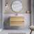 Havana Wall Hung 2-Drawer Vanity Unit with Basin 2 800mm Wide - Autumn Oak | Thumbnail Image