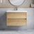 Havana Wall Hung 2-Drawer Vanity Unit with Basin 3 800mm Wide - Autumn Oak | Thumbnail Image