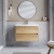 Havana Wall Hung 2-Drawer Vanity Unit with Basin 3 800mm Wide - Autumn Oak | Thumbnail Image