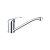 Nuie Jorim Kitchen Sink Mixer Tap Single Lever Handle - Chrome | Thumbnail Image